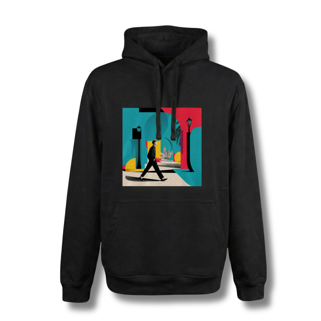 Neon Walker - Hoodie (White & Black)