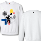 El Pasajero - Crewneck Sweatshirt - (White & Gray)