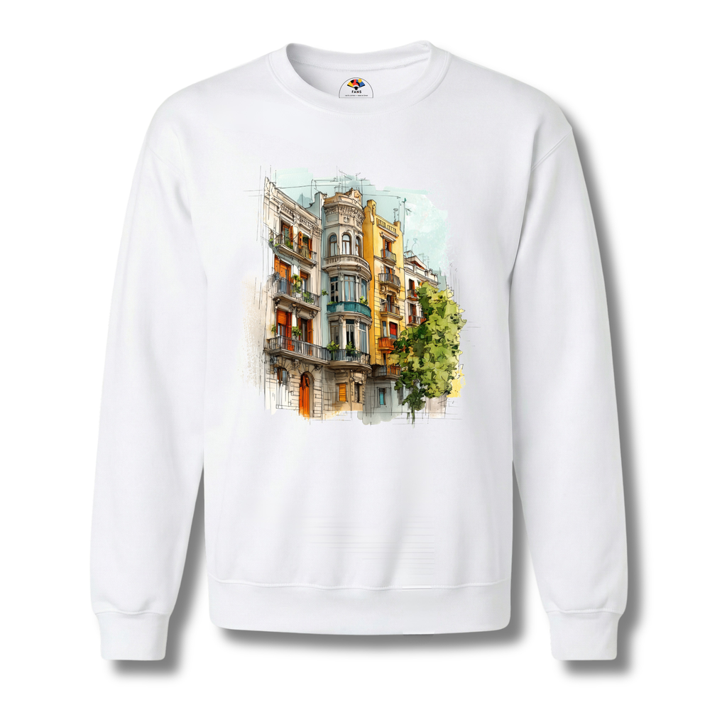 El Barrio - Crewneck Sweatshirt (White)