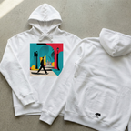 Neon Walker - Hoodie (White & Black)