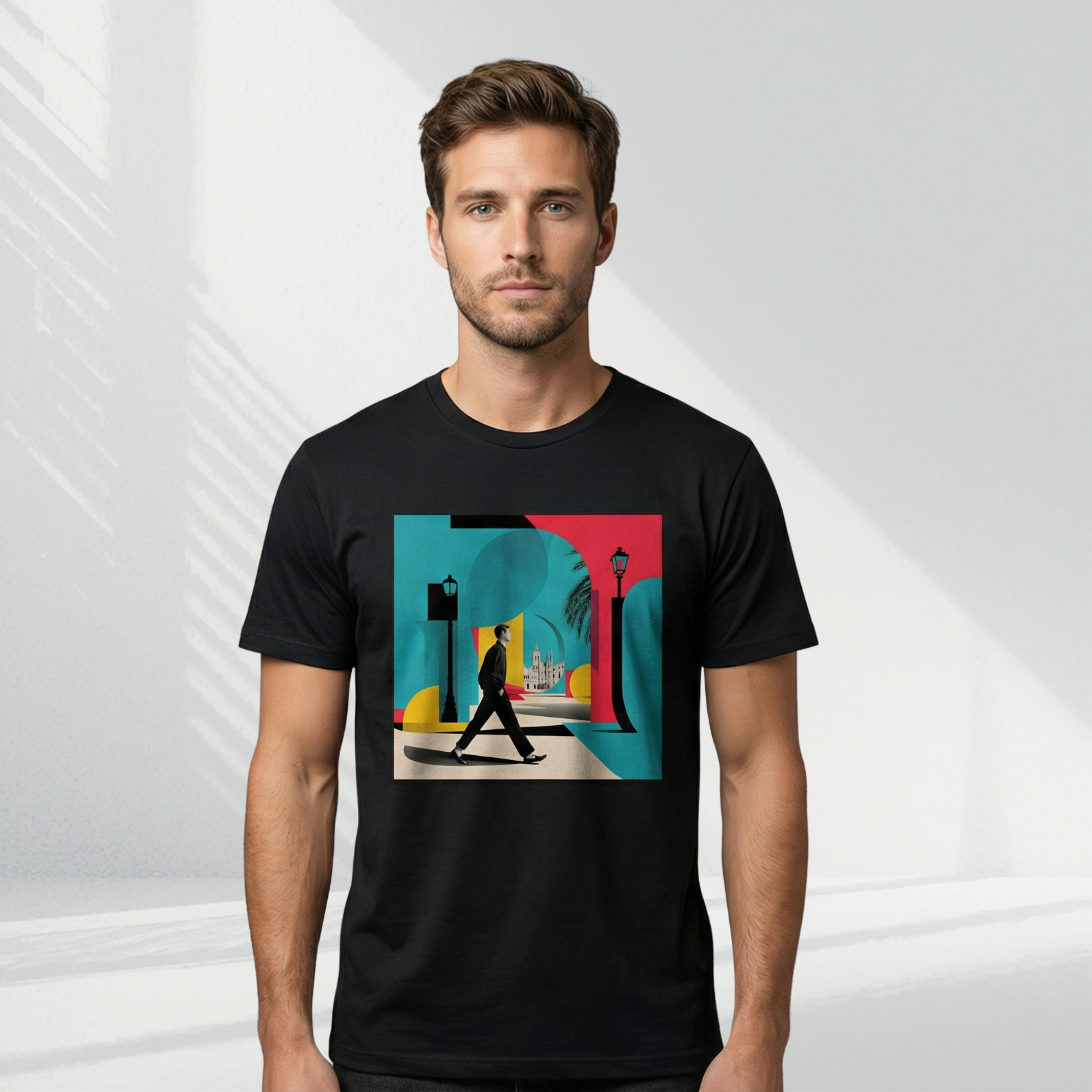 Neon Walker - T-shirt (Black)