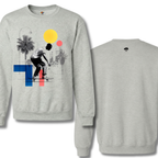El Pasajero - Crewneck Sweatshirt - (White & Gray)